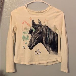 Long sleeve horse tee
